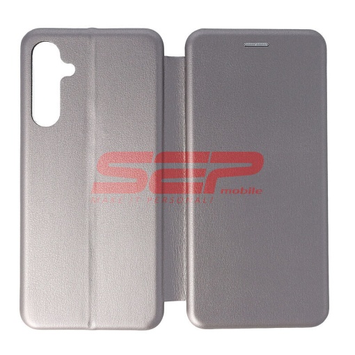 Husa FlipCover Round Samsung Galaxy A16 Fossil Grey