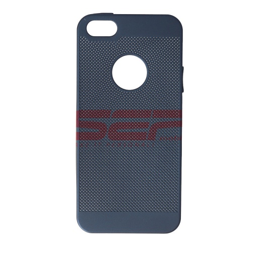 Husa Metallic Mesh Apple iPhone 5G / 5S / SE BLUE