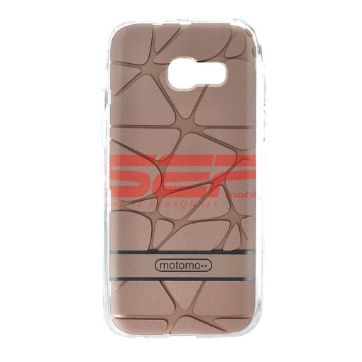 Husa Motomo 3D Stones Samsung Galaxy A3 2017 GOLD