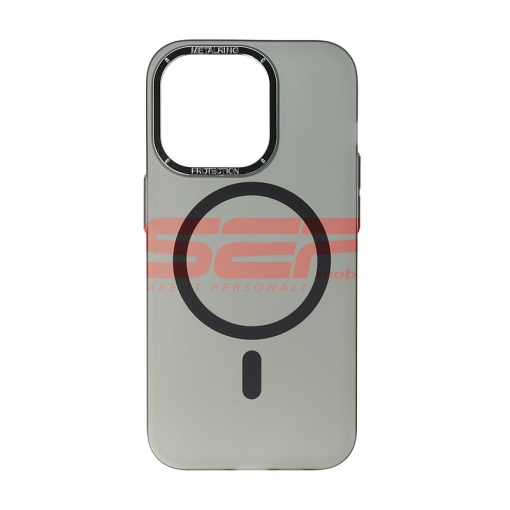 Husa PC MetalRing Magsafe Apple iPhone 14 Pro Graphite