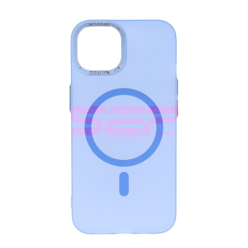 Husa PC MetalRing Magsafe Apple iPhone 15 Blue