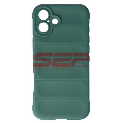 Husa Rubber Silicone Apple iPhone 16 Plus Green