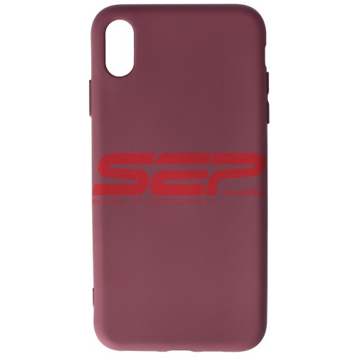 Husa silicon High Copy Apple iPhone XS Max Plum