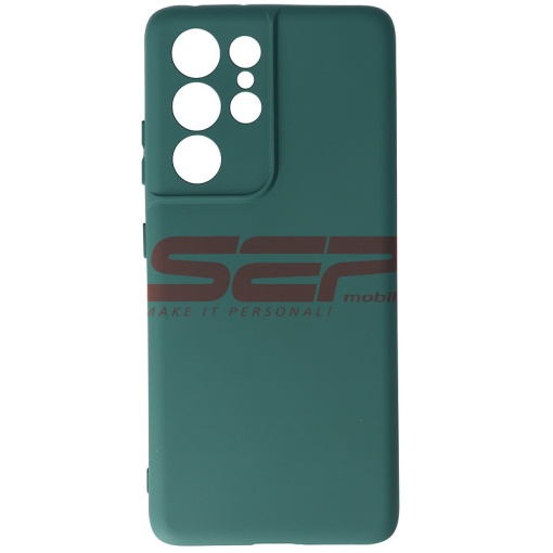 Husa silicon High Copy Samsung Galaxy S21 Ultra Midnight Green