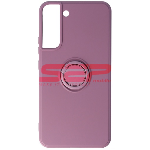 Husa silicon Liquid Ring Stand Samsung Galaxy S22 Plus Lilac
