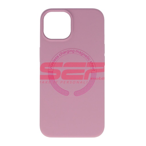 Husa silicon Mag Cover Apple iPhone 14 Mauve