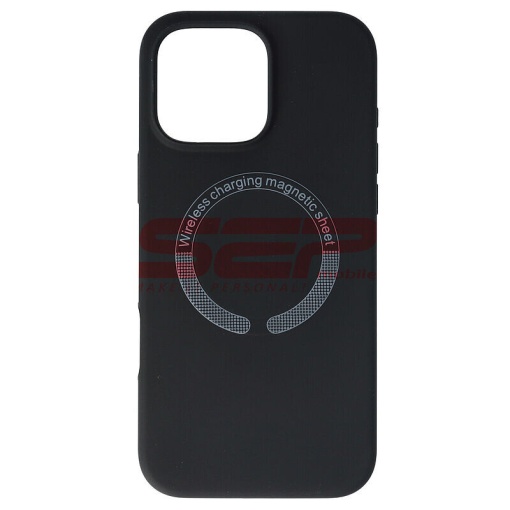 Husa silicon Mag Cover Apple iPhone 16 Pro Max Black