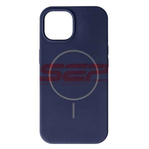 Husa Soft Silicone Magsafe Apple iPhone 15 Blue