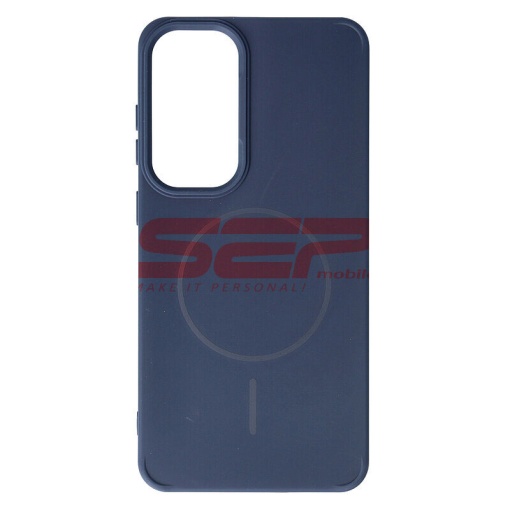 Husa Soft Silicone Magsafe Samsung Galaxy S25 Plus Blue