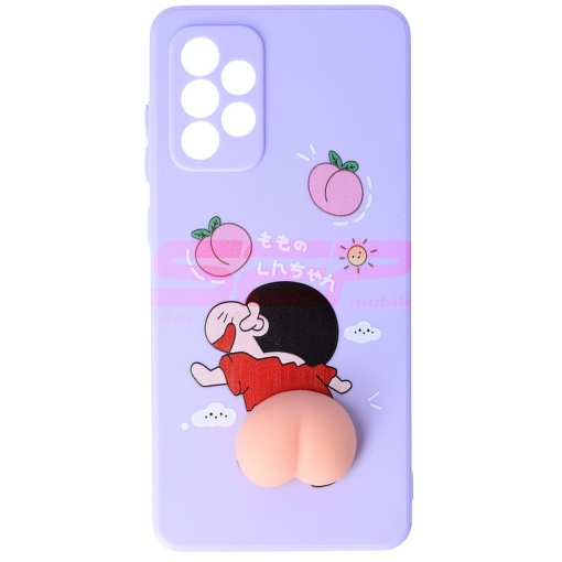 Husa TPU 3D Squishy Samsung Galaxy A72 Purple