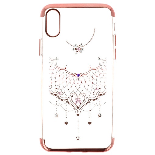 Husa TPU Diamonds Apple iPhone X NECKLACE