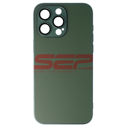 Husa TPU Frosted Glass Apple iPhone 15 Pro Max Green