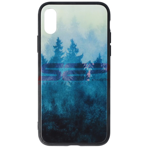 Husa TPU & Glass Apple iPhone XS Design 11