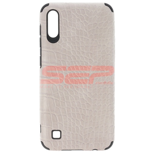 Husa TPU Leather Crocodile Samsung Galaxy A10 Grey