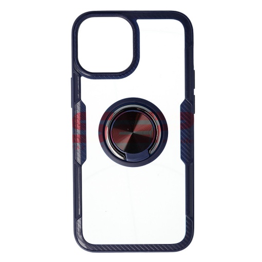 Husa TPU+PC Carbon Ring Case Apple iPhone 13 mini Blue