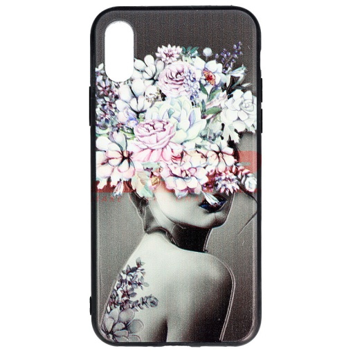 Husa TPU+PC UV Print 3D Apple iPhone X / XS Lady