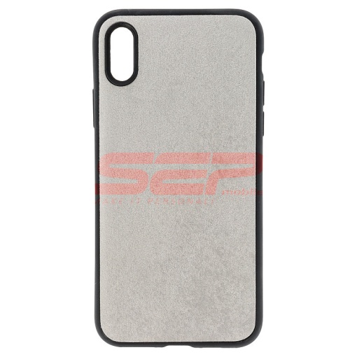 Husa TPU Velvet Apple iPhone X / XS Silver