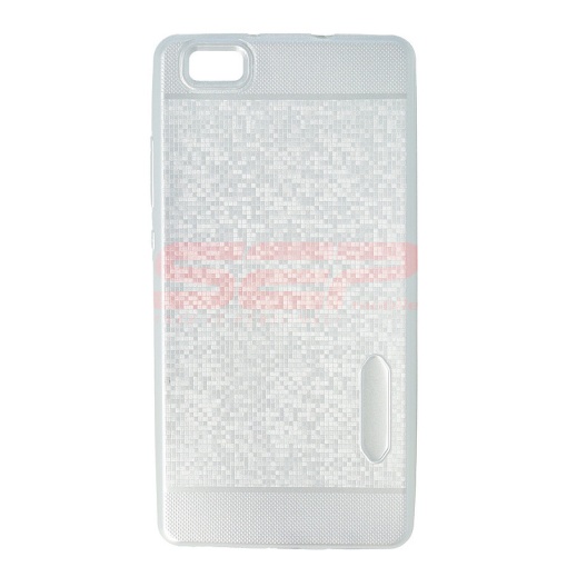Husa TPU Water Cube Huawei P8 Lite SILVER