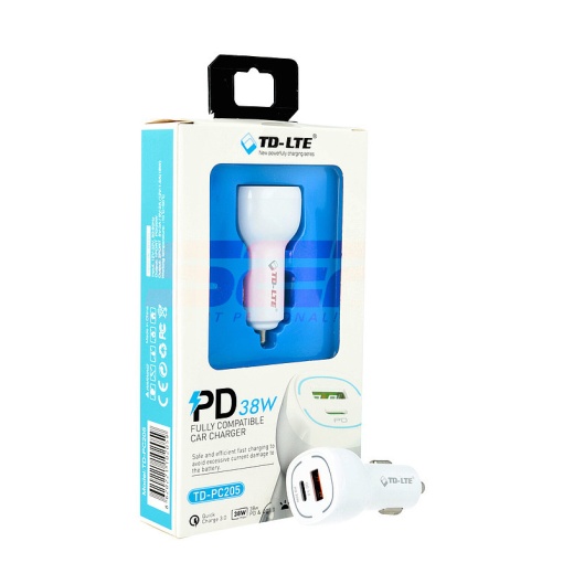 Incarcator auto universal Dual USB Fast Charge 38W TD-PC205