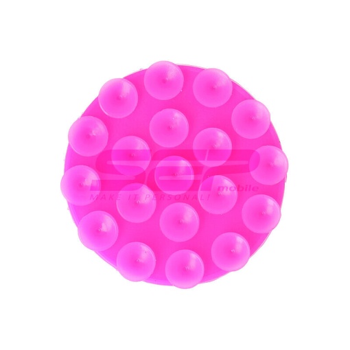 Pad silicon pentru telefon mobil Round FUCHSIA
