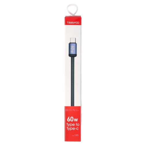 Cablu date Type-C - Type-C 60W TRANYOO Fast Charge T-P21