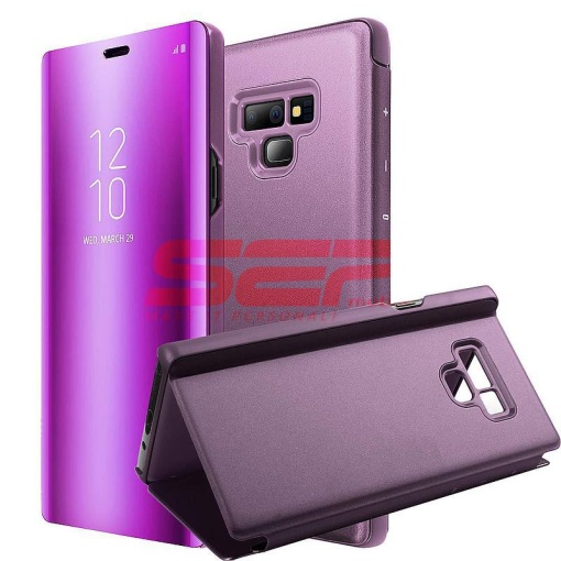 Husa Clear View Mirror Samsung Galaxy A72 Purple