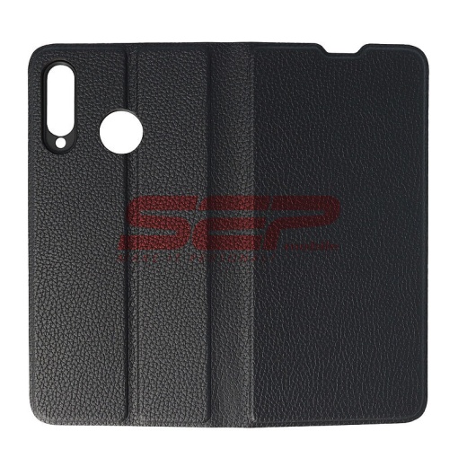 Husa FlipCover Leather Huawei P30 Lite Black