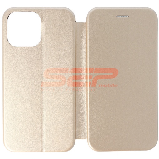 Husa FlipCover Round Apple iPhone 13 Pro Max Gold