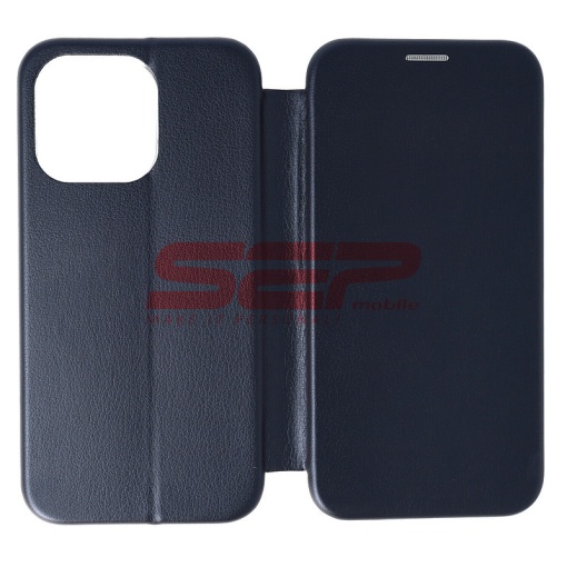 Husa FlipCover Round Apple iPhone 13 Pro Midnight Blue