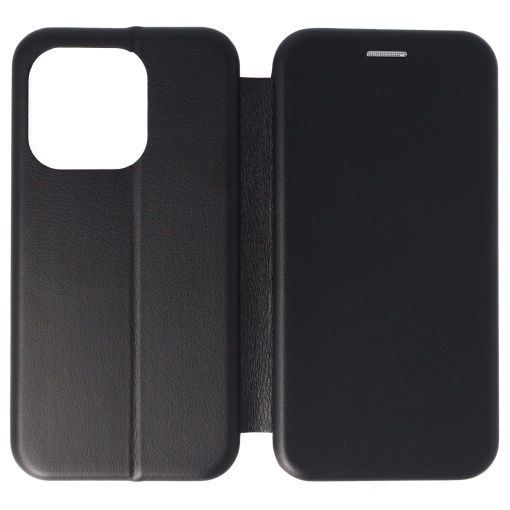 Husa FlipCover Round Apple iPhone 15 Pro Black