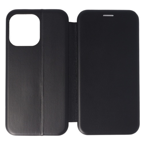Husa FlipCover Round Apple iPhone 15 Pro Max Black