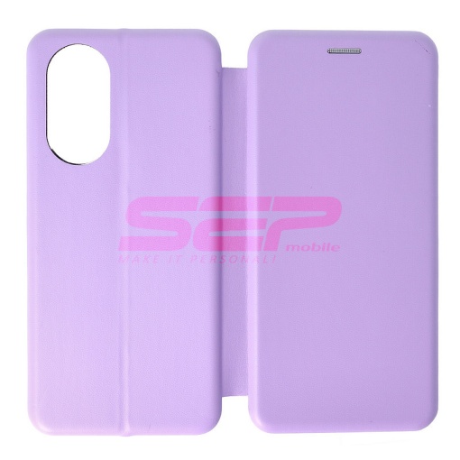 Husa FlipCover Round Oppo A58 4G Lavander