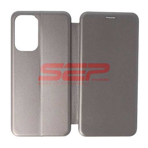 Husa FlipCover Round Samsung Galaxy A23 5G Fossil Grey