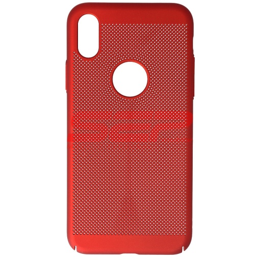 Husa Metallic Mesh Apple iPhone X / XS RED