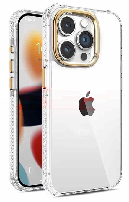 Husa PC MetalRing Apple iPhone 16 Pro Max Gold