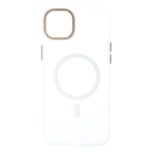 Husa PC MetalRing Magsafe Apple iPhone 15 Plus Clear