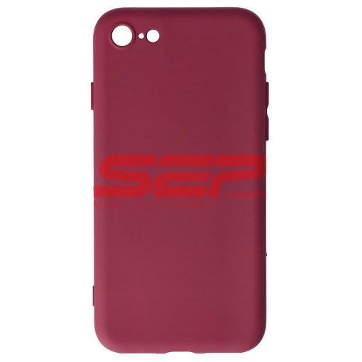 Husa silicon High Copy Apple iPhone SE 2022 Burgundy