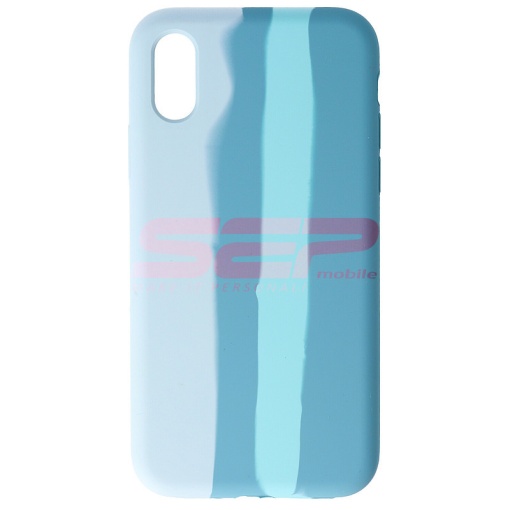 Husa silicon High Copy Rainbow Apple iPhone X No.03