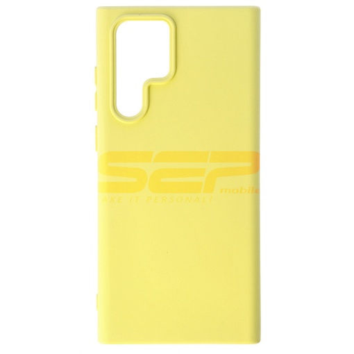 Husa silicon High Copy Samsung Galaxy S22 Ultra Yellow