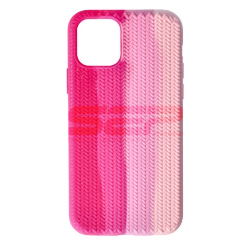 Husa silicon Woven Texture Apple iPhone 11 Pro Lollipop