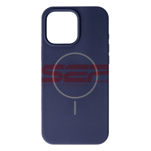 Husa Soft Silicone Magsafe Apple iPhone 16 Pro Max Blue