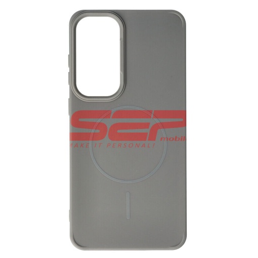 Husa Soft Silicone Magsafe Samsung Galaxy S25 Plus Grey