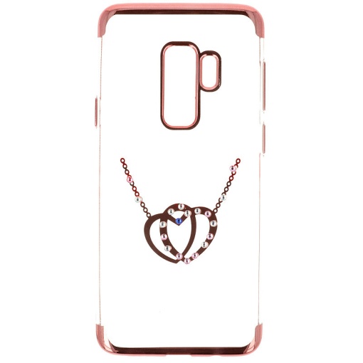 Husa TPU Diamonds Samsung Galaxy S9 Plus HEARTS