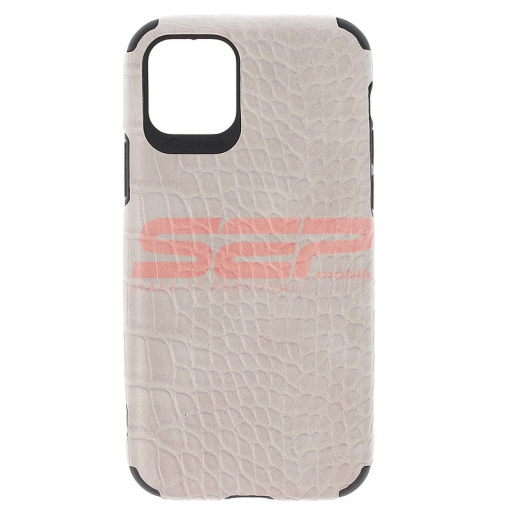 Husa TPU Leather Crocodile Apple iPhone 11 Pro Grey