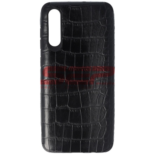 Husa TPU Leather Crocodile Samsung Galaxy A70 Black