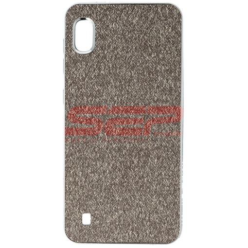 Husa TPU Leather Denim Samsung Galaxy A10 Grey