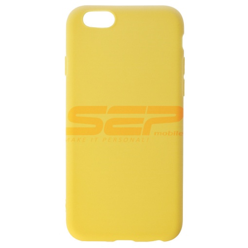 Husa TPU Matte Apple iPhone 6 / 6S Yellow