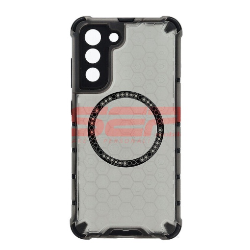 Husa TPU+PC Honeycomb Magsafe Samsung Galaxy S21 FE Black