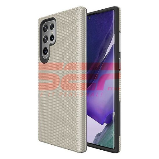 Husa TPU+PC Triangle Samsung Galaxy S24 Plus Silver