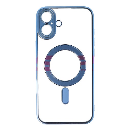 Husa TPU Plating Frame Magnetic Magsafe Apple iPhone 16 Plus Navy